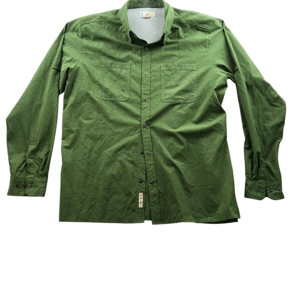 ExOfficio Men's Fishing Shirt Size XXL Long Sleeve Insect Shield Outdoors Hiking - Picture 1 of 13